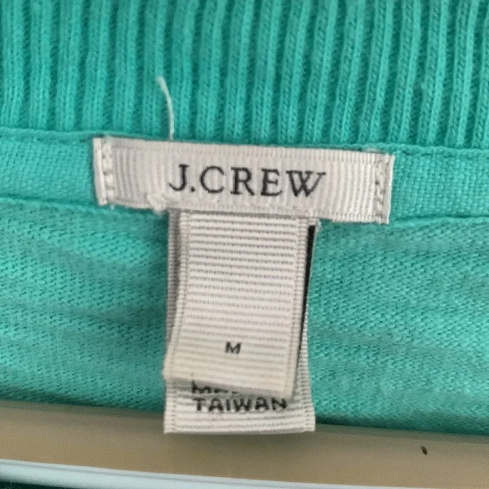 J.Crew tortoise shell button shoulder top - Picture 8 of 9